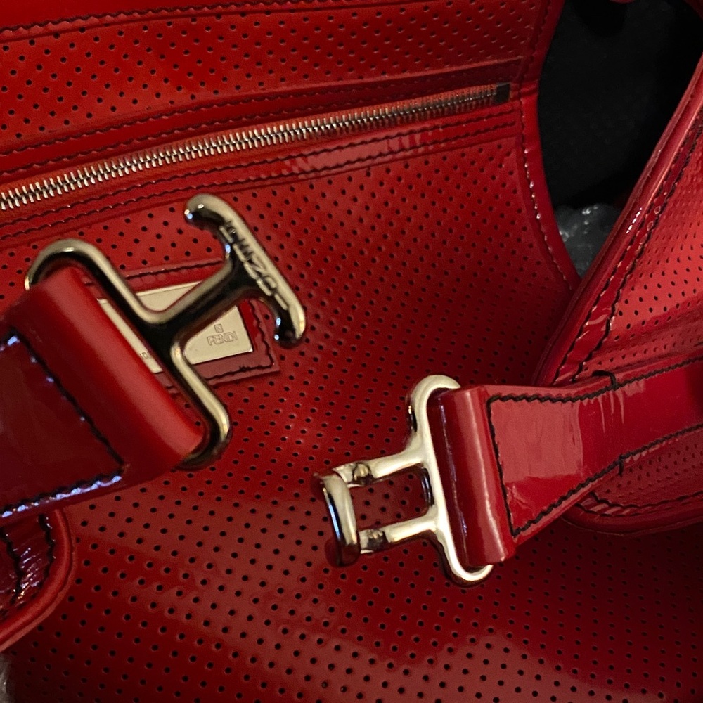 Red FENDI Tote Bag - Picture 7 of 7